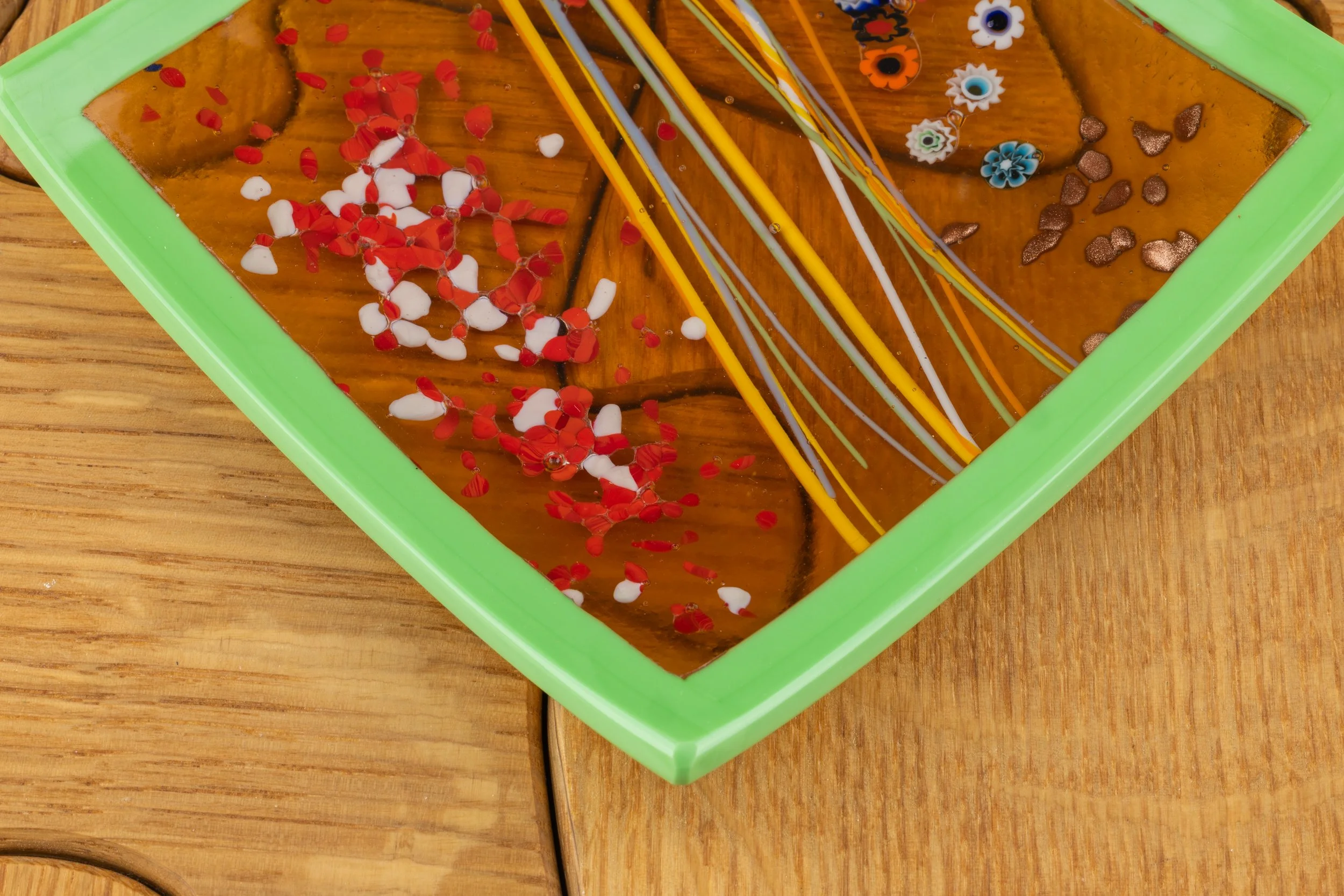 Small Mint Green Abstract Square Dish by Alfier Glass Studio-2.jpg