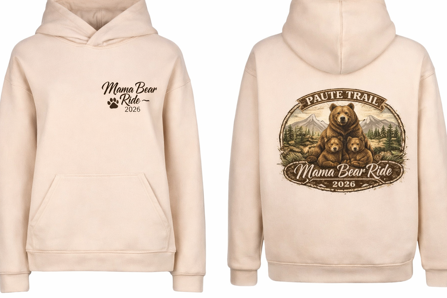 Mama Bear Ride 2026 Hoodies