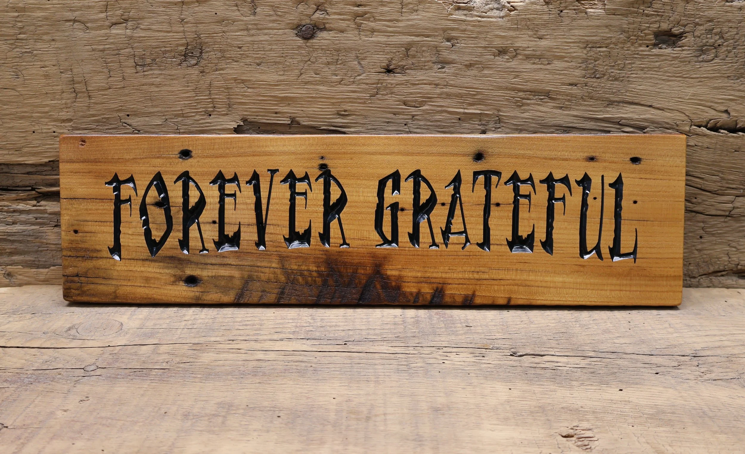 'Forever Grateful' Wall Plaque