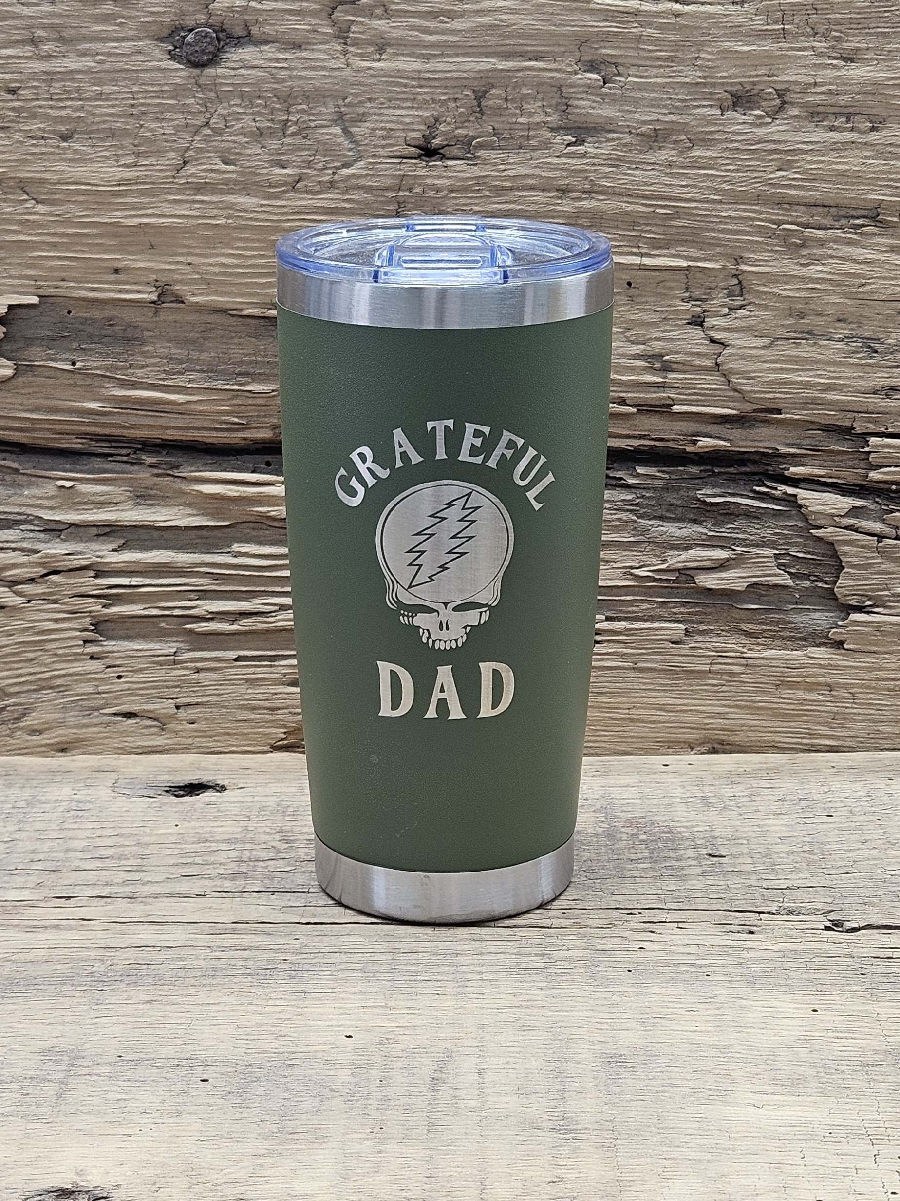 "Grateful Dad" Laser Engraved 20oz Tumbler