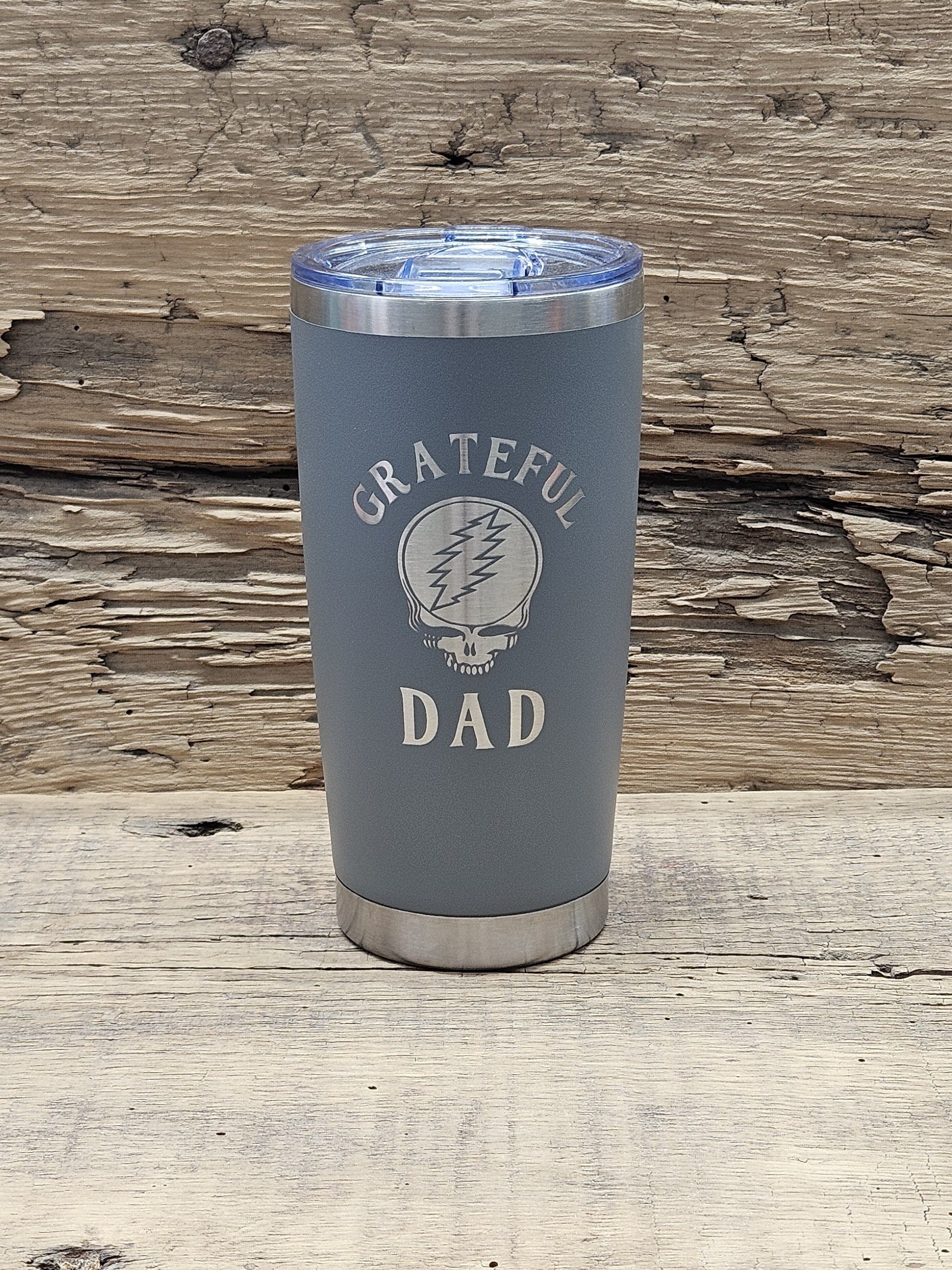 "Grateful Dad" Laser Engraved 20oz Tumbler