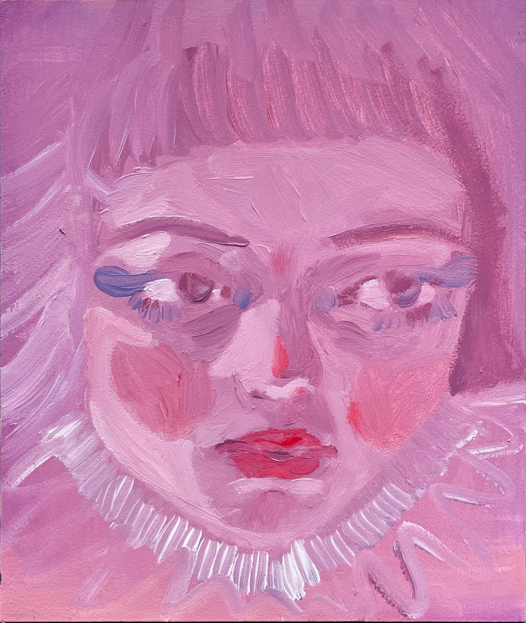 "Observer II"
2025
Oil on board
22 cm x 18,5cm