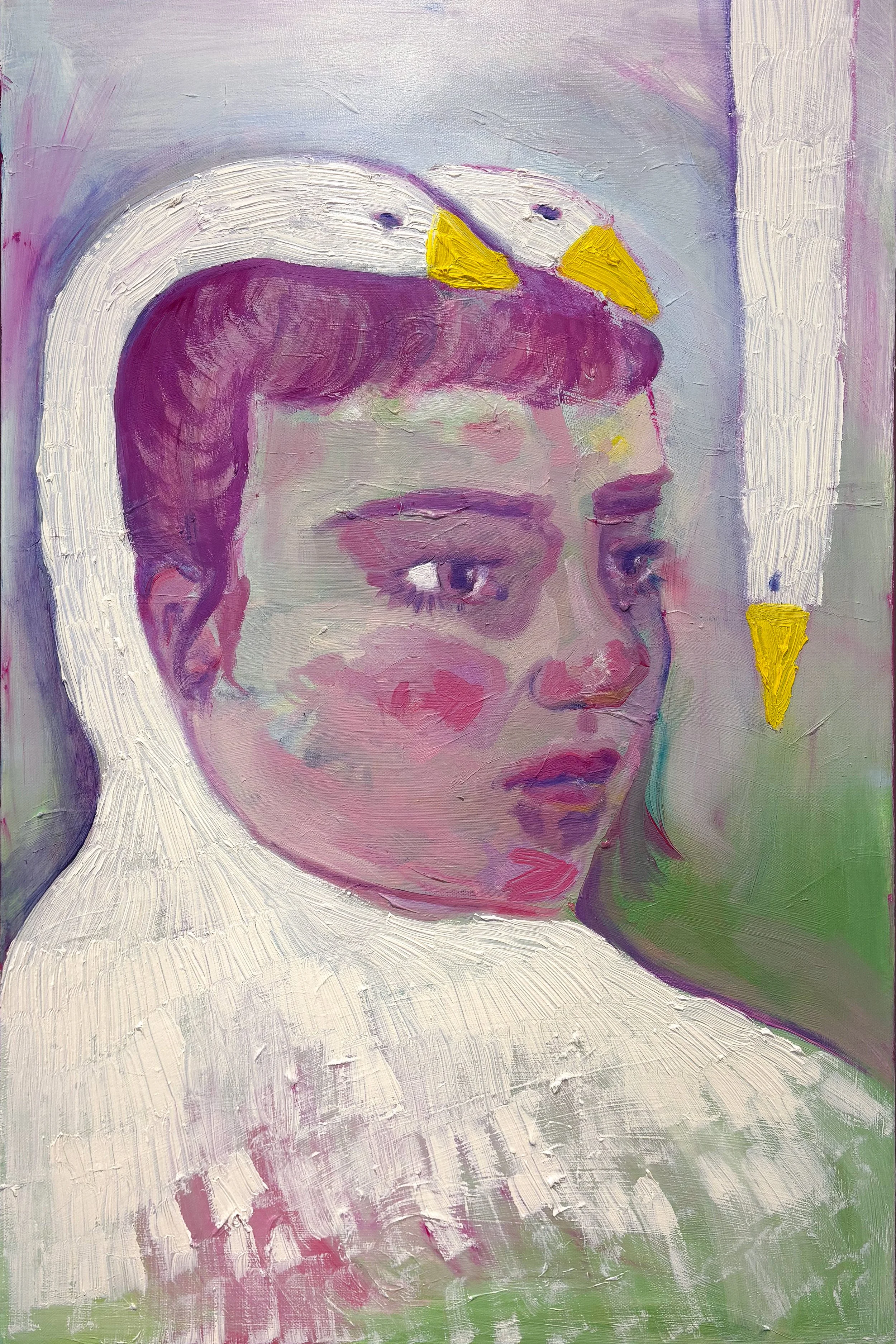 "Engulf"
2025
Oil on canvas
79,5 cm x 53,5 cm