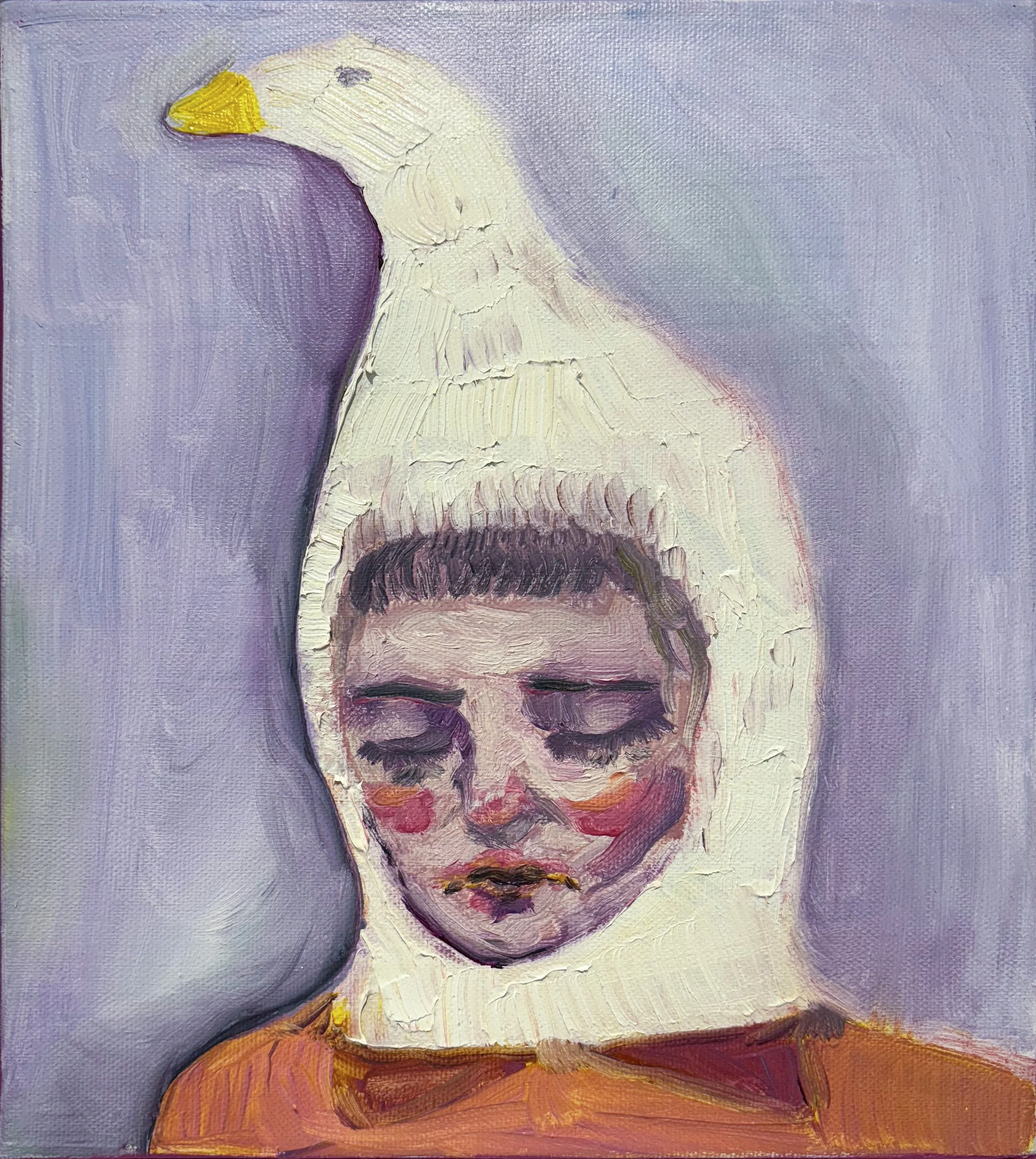 "Getting my Ducks in a Row"
2025
Oil on canvas
32 cm x 27,5 cm