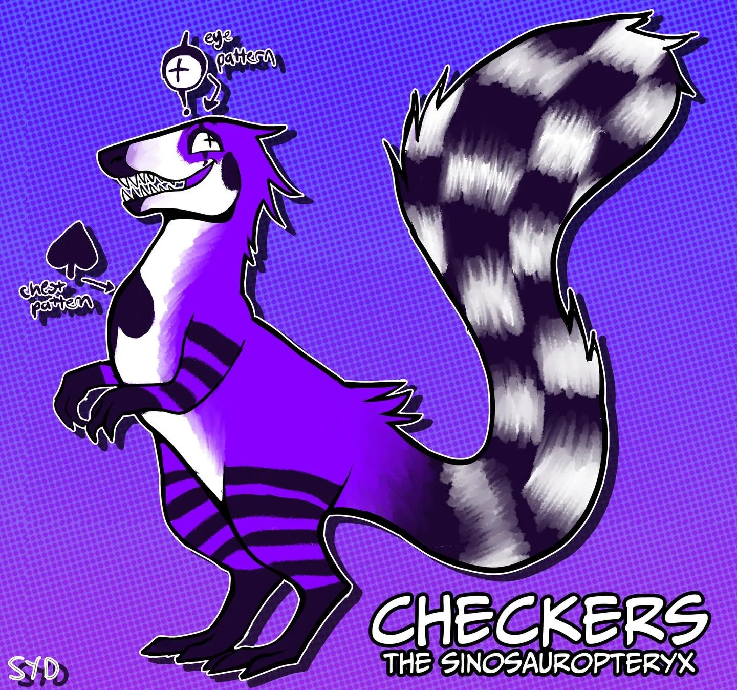 More OC things oh yeah! 🦖🟪⬛️⬜️ (Prepping for art fight a little early this year 😅)

#dinosaur #oc #ocartist #ocartwork #artistsoninstagram