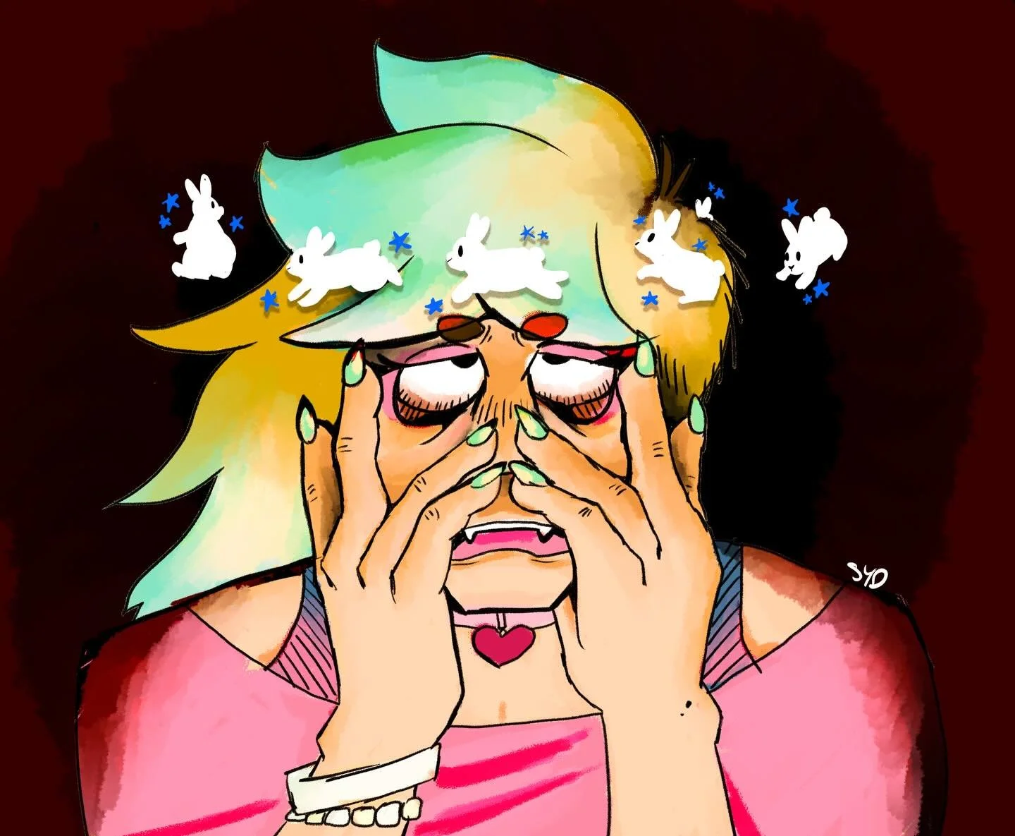 sick in the head (oc)

#originalcharacter #originalart #smallartist #art #artist