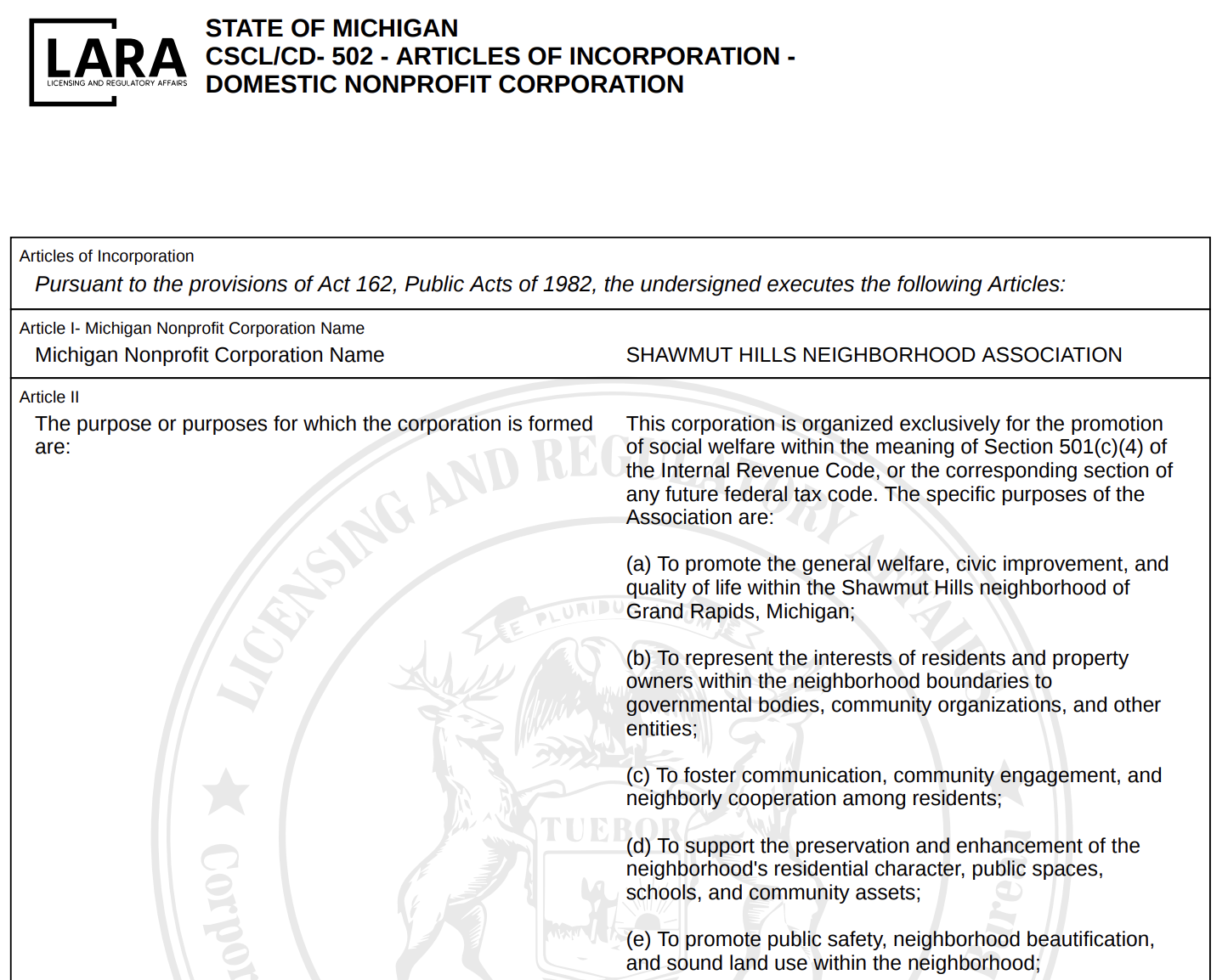 New Neighborhood Association Forms on Grand Rapids’ West Side
