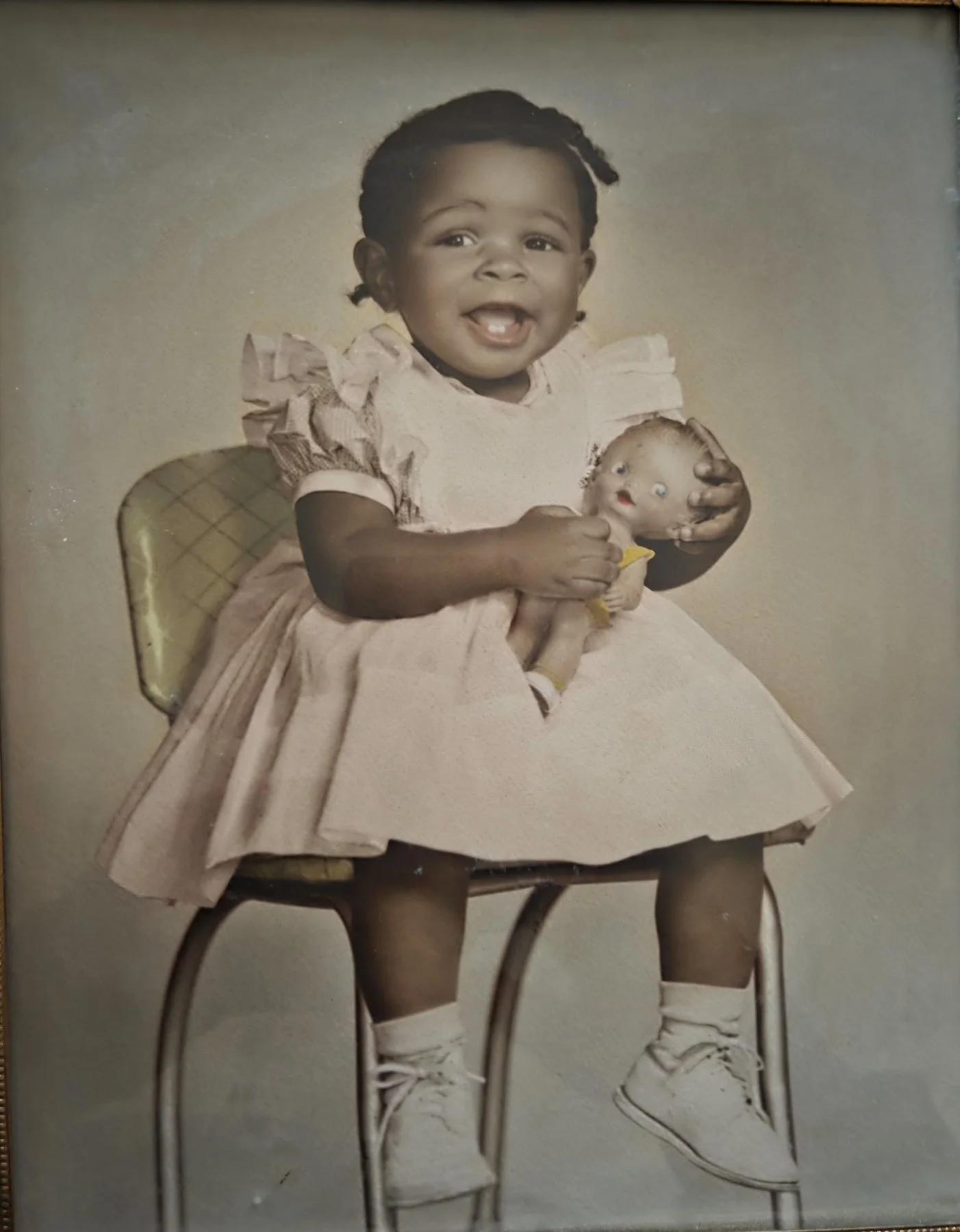Kimberlé Crenshaw as a small child