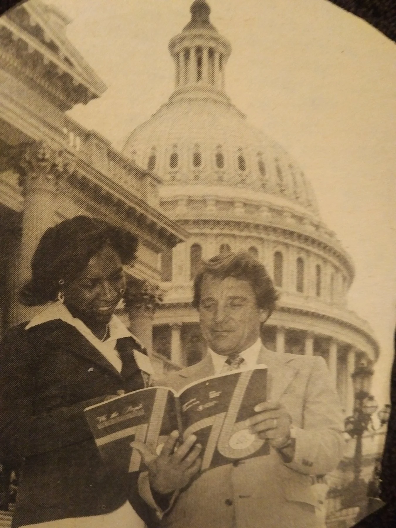 Crenshaw with a colleague