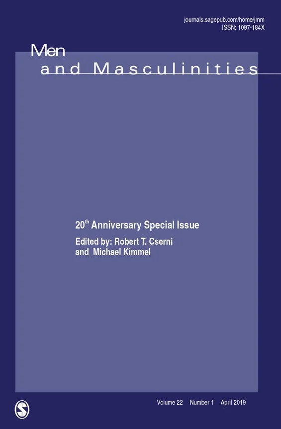 Men and Masculinities journal 20th anniversary special issue cover edited by Dr Robert Cserni, sociology research on masculinity and gender