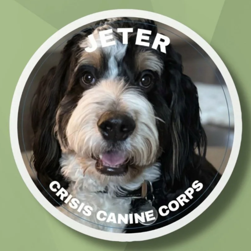 Crisis Canine Sticker: Jeter