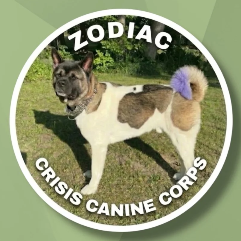 Crisis Canine Sticker: Zodiac