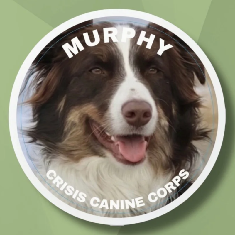 Crisis Canine Sticker: Murphy