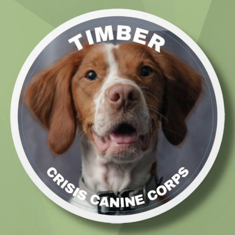 Crisis Canine Sticker: Timber