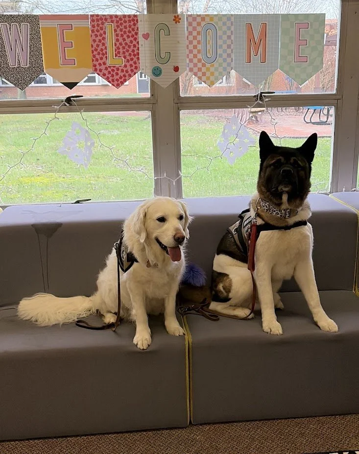 Our CCC team loved connecting with the students at Independence Middle School for Mental Health Day! They offered some much-needed furry stress relief while explaining the 'paws-on' work our dogs do to support mental health every day.