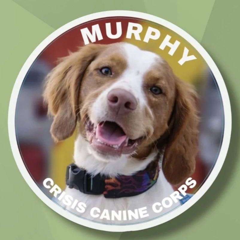 Crisis Canine Sticker: Murphy