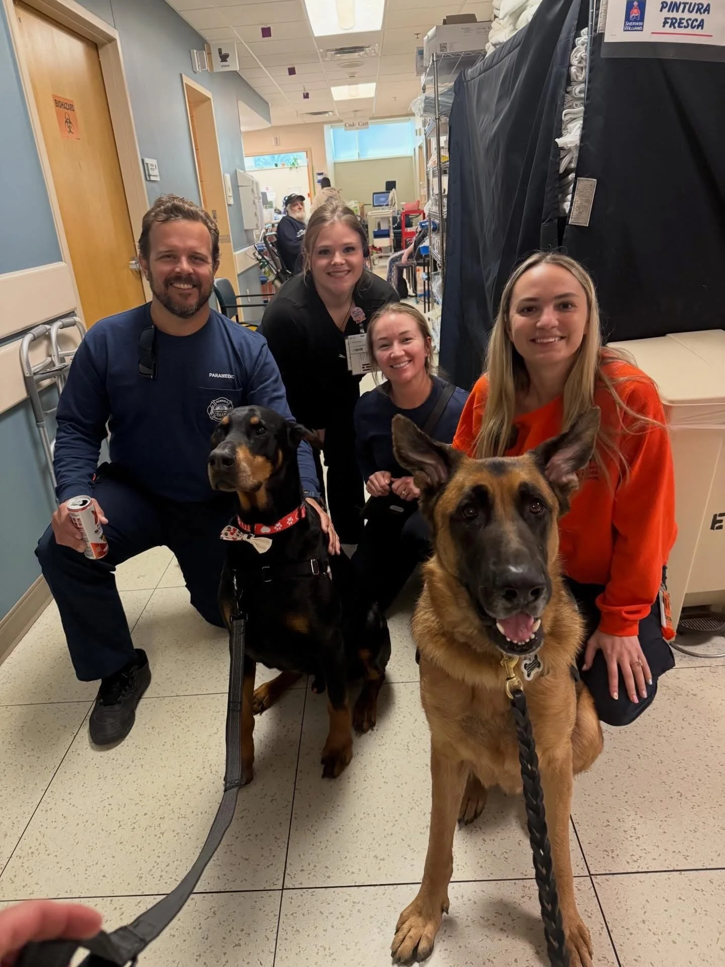 Apollo joined the Virginia EMS on Doggo-1 and got to see the crews at Sentara Leigh Hospital (SLH), Sentara Princess Anne Hospital (SPAH), and Sentara Virginia Beach General Hospital (SVBGH)