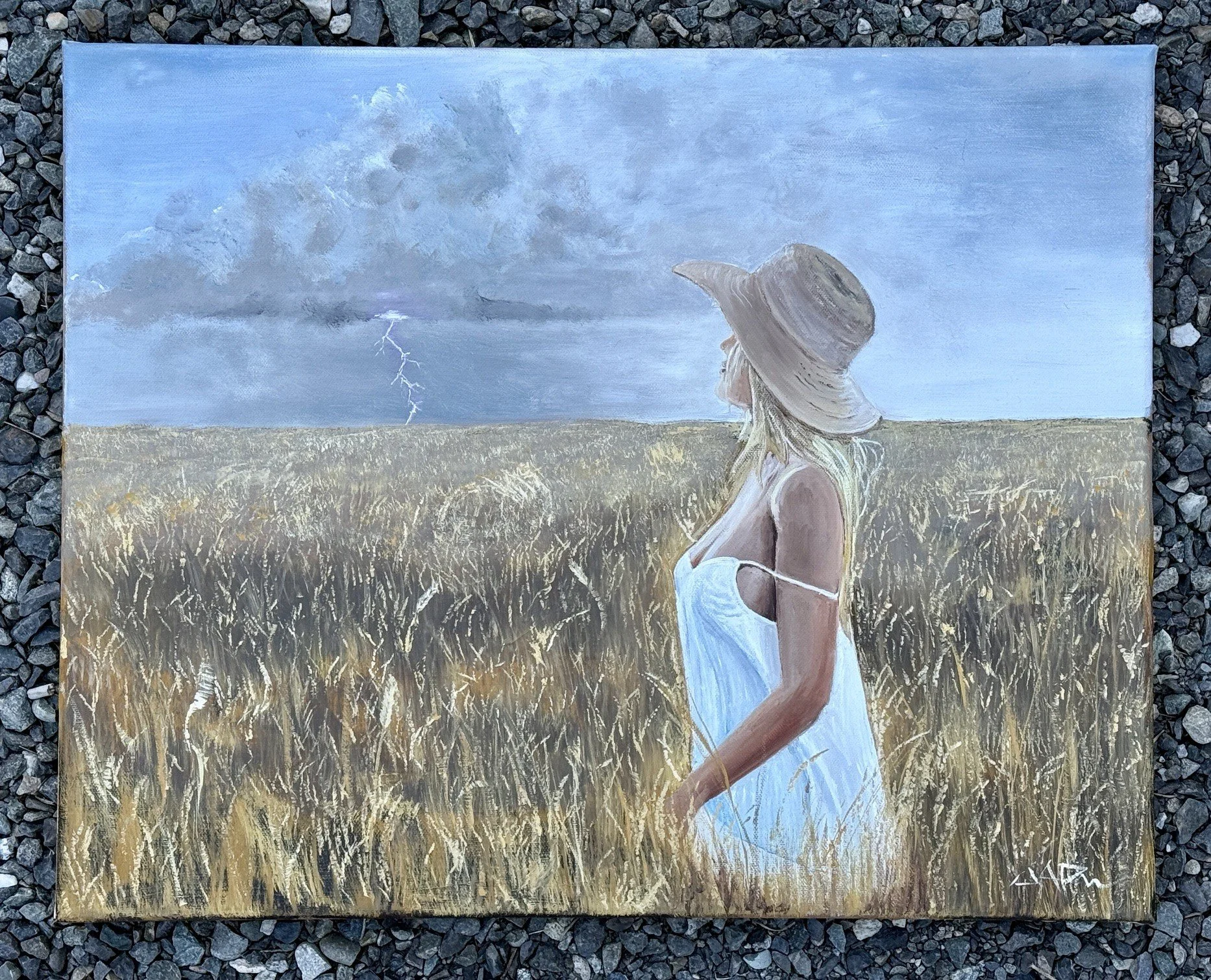"Before the Rain",
20x16,
Oil on canvas