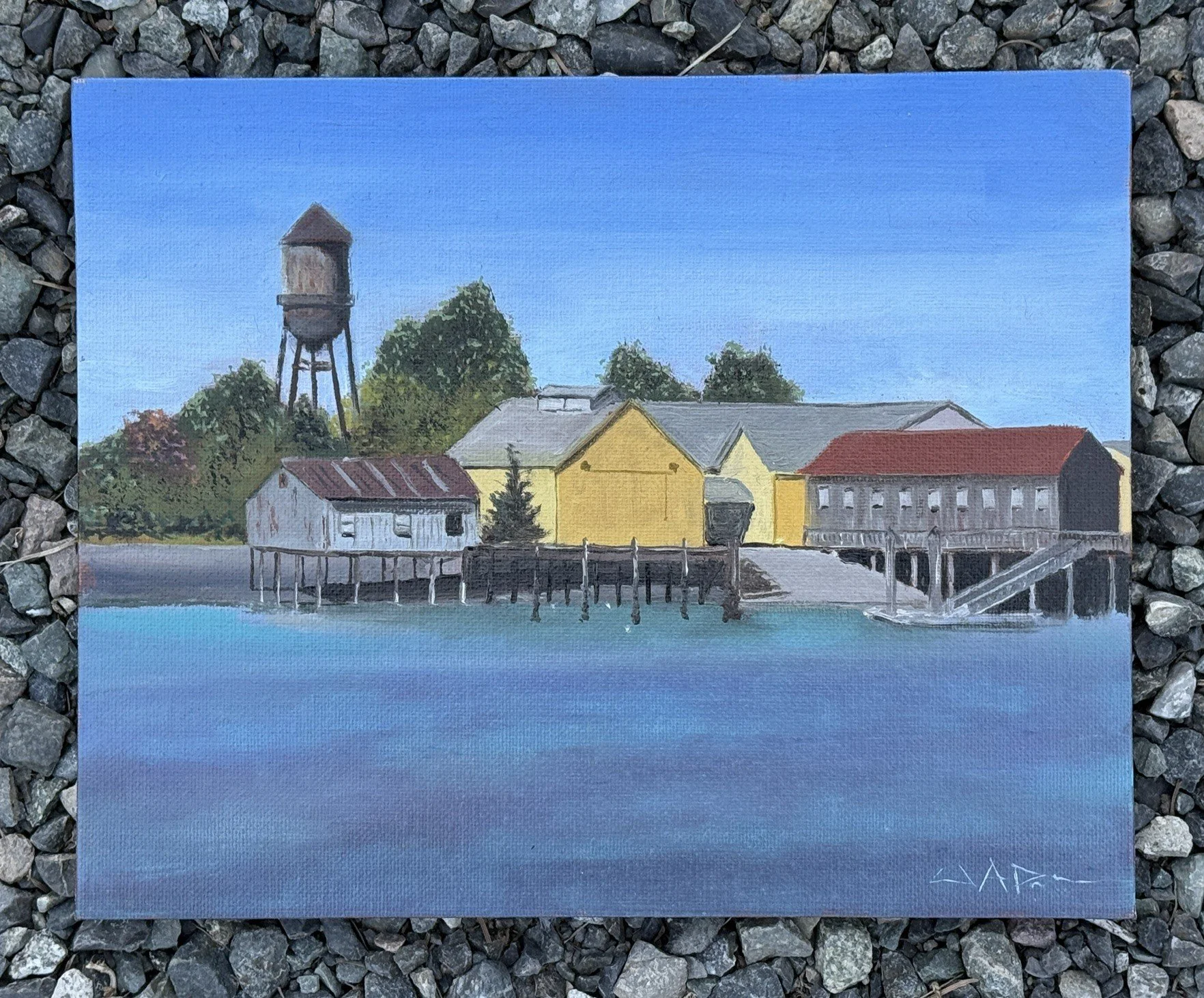"Semiahmoo",
10x8,
Oil on canvas