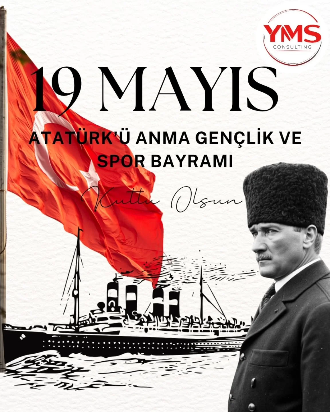 19 Mayıs 1919...
🇹🇷T&uuml;rk milletinin yeniden doğuṣu, bağımsızlık m&uuml;cadelesinin baṣladığı g&uuml;nd&uuml;r🇹🇷

Baṣta Ulu &Ouml;nder Mustafa Kemal Atat&uuml;rk olmak &uuml;zere, bağımsızlık m&uuml;cadelesinin t&uuml;m kahramanlarını saygı ve