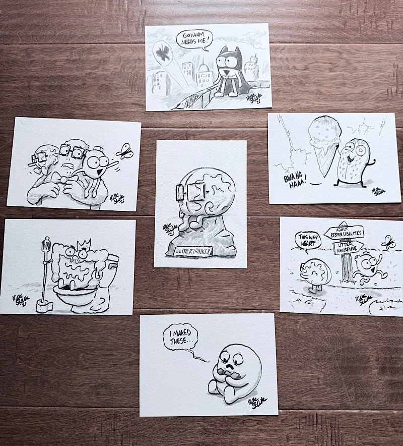 Custom 5”x7” Character Sketch