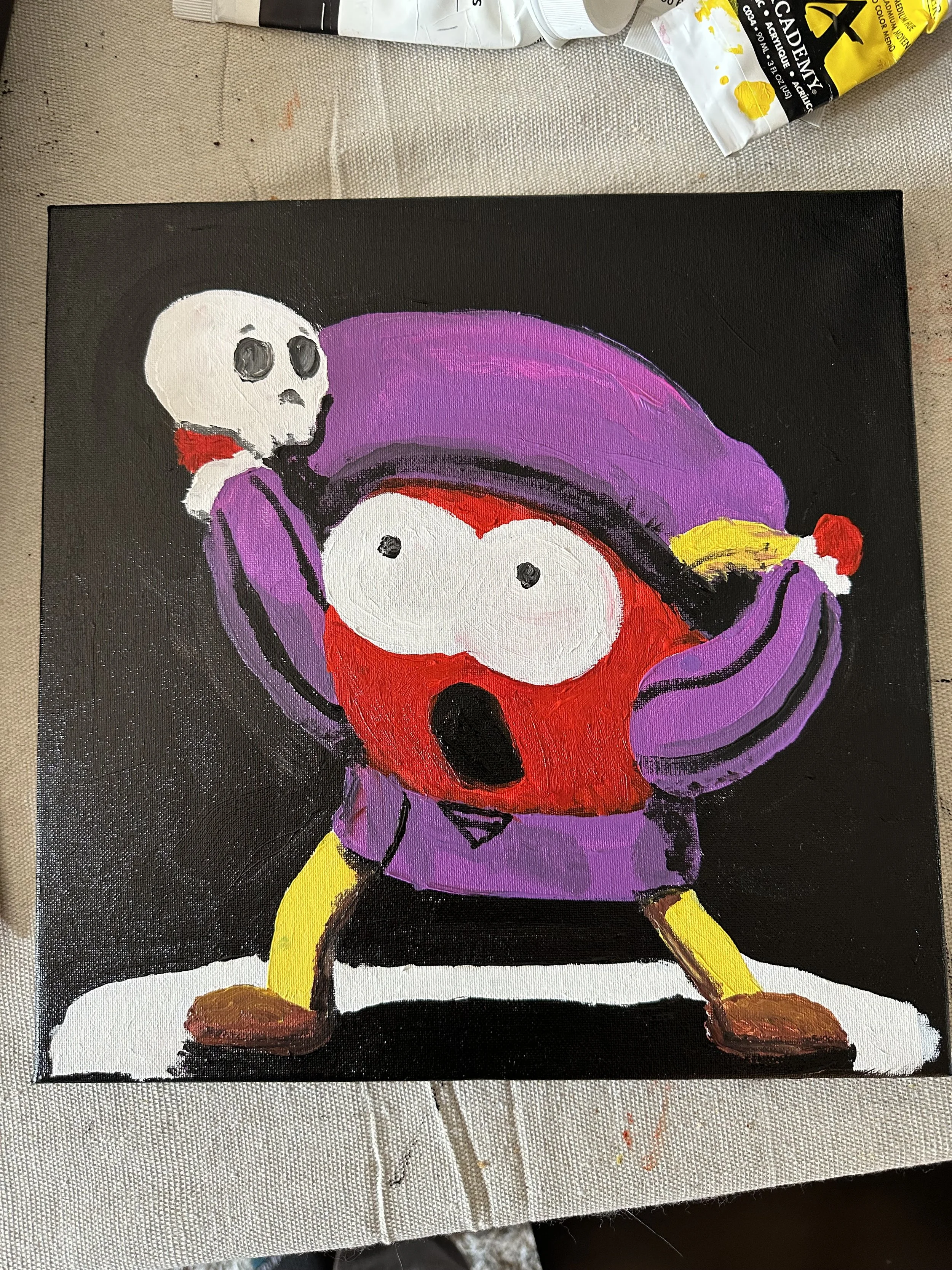 Custom Acrylic Painting - One character
