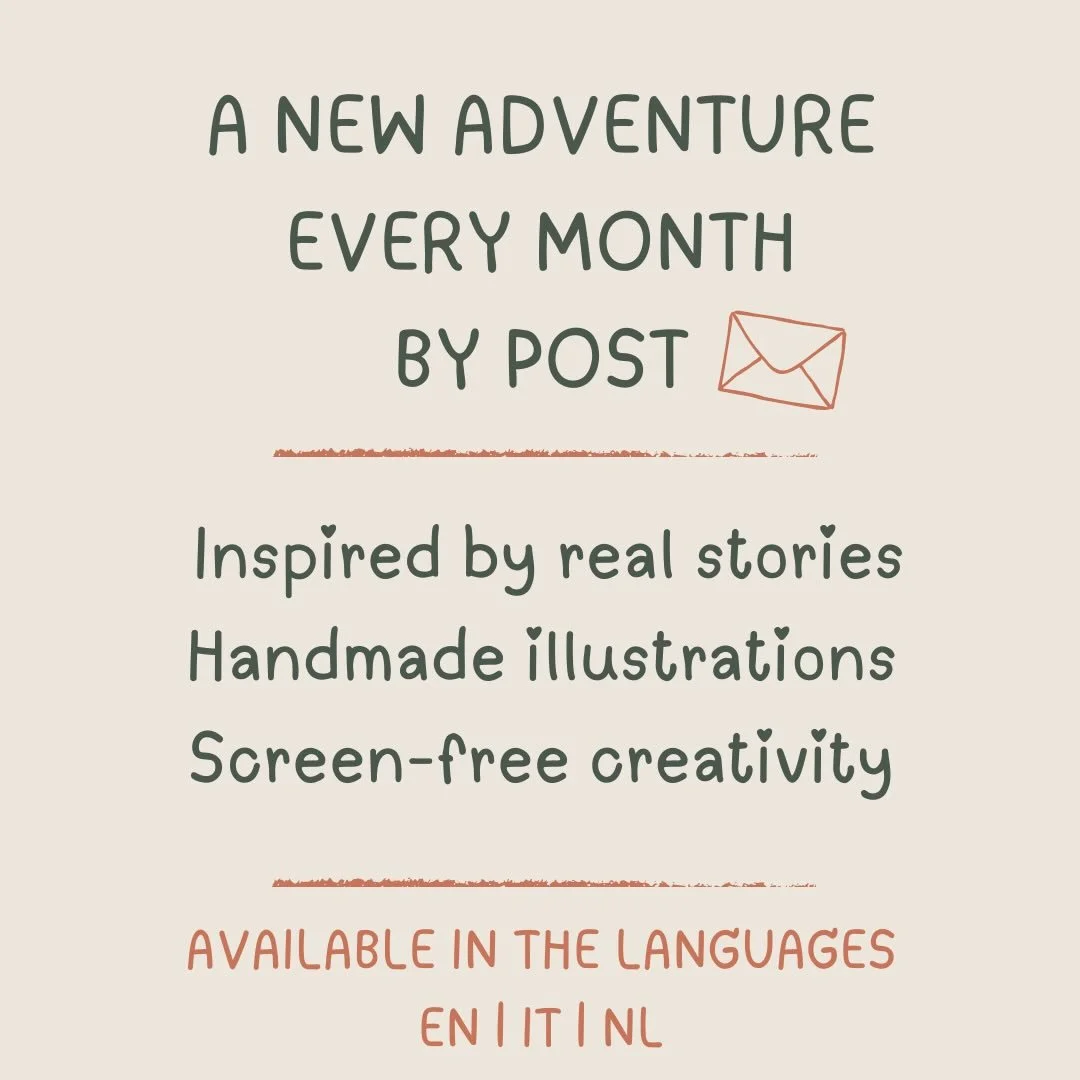 A new adventure, every month, by post. 🐾✉️

Larry&rsquo;s Adventures is a little mail club for children (and adults) who love stories, drawing, creating, and dreaming.

Each month, a new Larry &amp; Friends adventure arrives by post &mdash; inspired