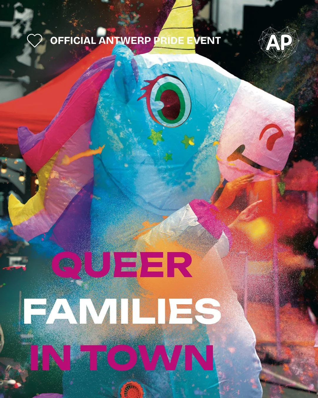 🌈👨&zwj;👩&zwj;👧&zwj;👦 Queer Families in Town is back! 💛⁠
⁠
During Antwerp Pride, we celebrate not only visibility but also connection, inclusion, and family. After a successful first edition, Queer Families in Town returns as the ultimate gather