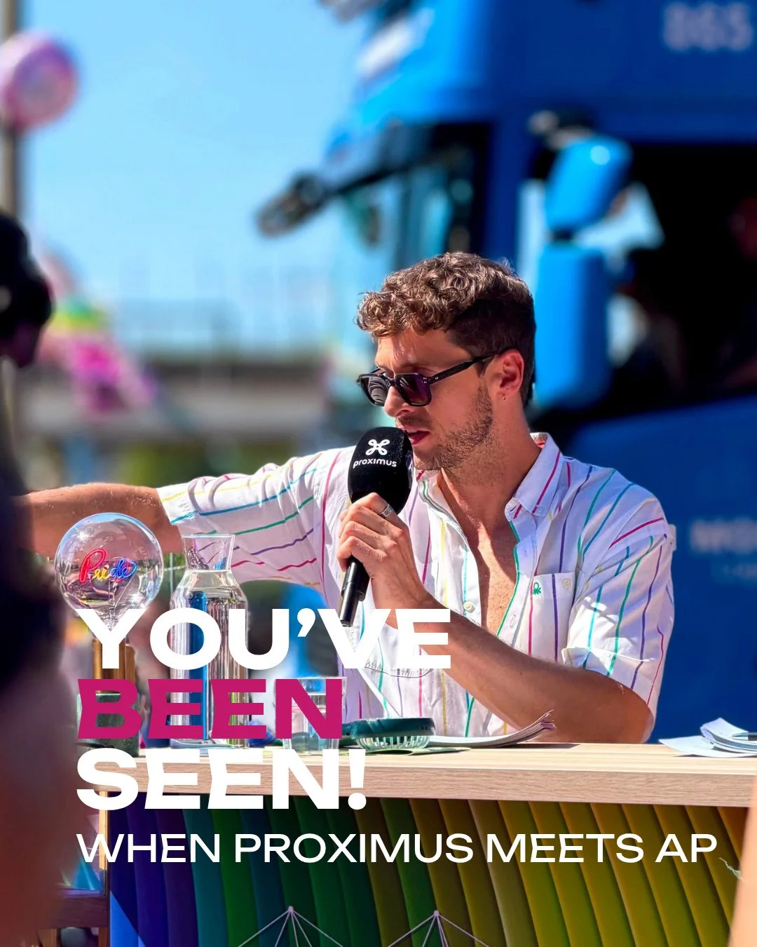 Fearless... 🌈🏳️&zwj;⚧️✨⁠
⁠
Antwerp Pride set an absolute record this year!⁠
⁠
An intense edition, full of energy, emotion, connection, and above all: so much visibility. ❤️🧡💛💚💙💜⁠
⁠
Thanks to @Proximus (&agrave;nd many others), we were not only