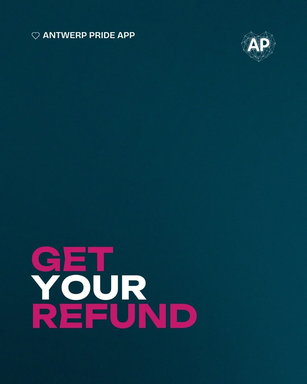 💸 Still have credit left in your Antwerp Pride App? You can request a refund from today!

Have you got a remaining balance on your Antwerp Pride App? You can now easily request a refund.

👉 Go to Manage Wallet
👉 Select Refunds
👉 Follow the steps 