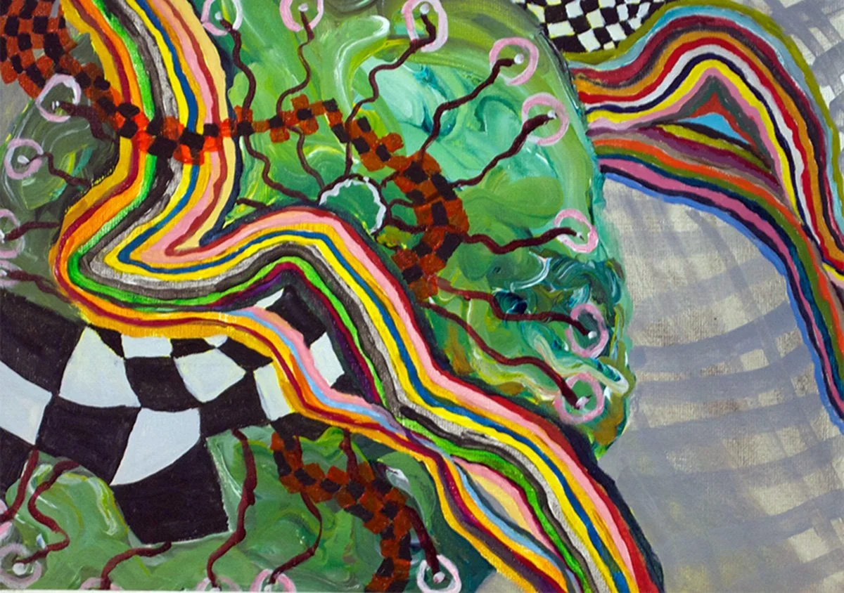 #1915a Acrylic on canvas 9"x12"