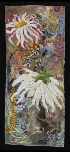 Long Flowers, Acrylic on canvas