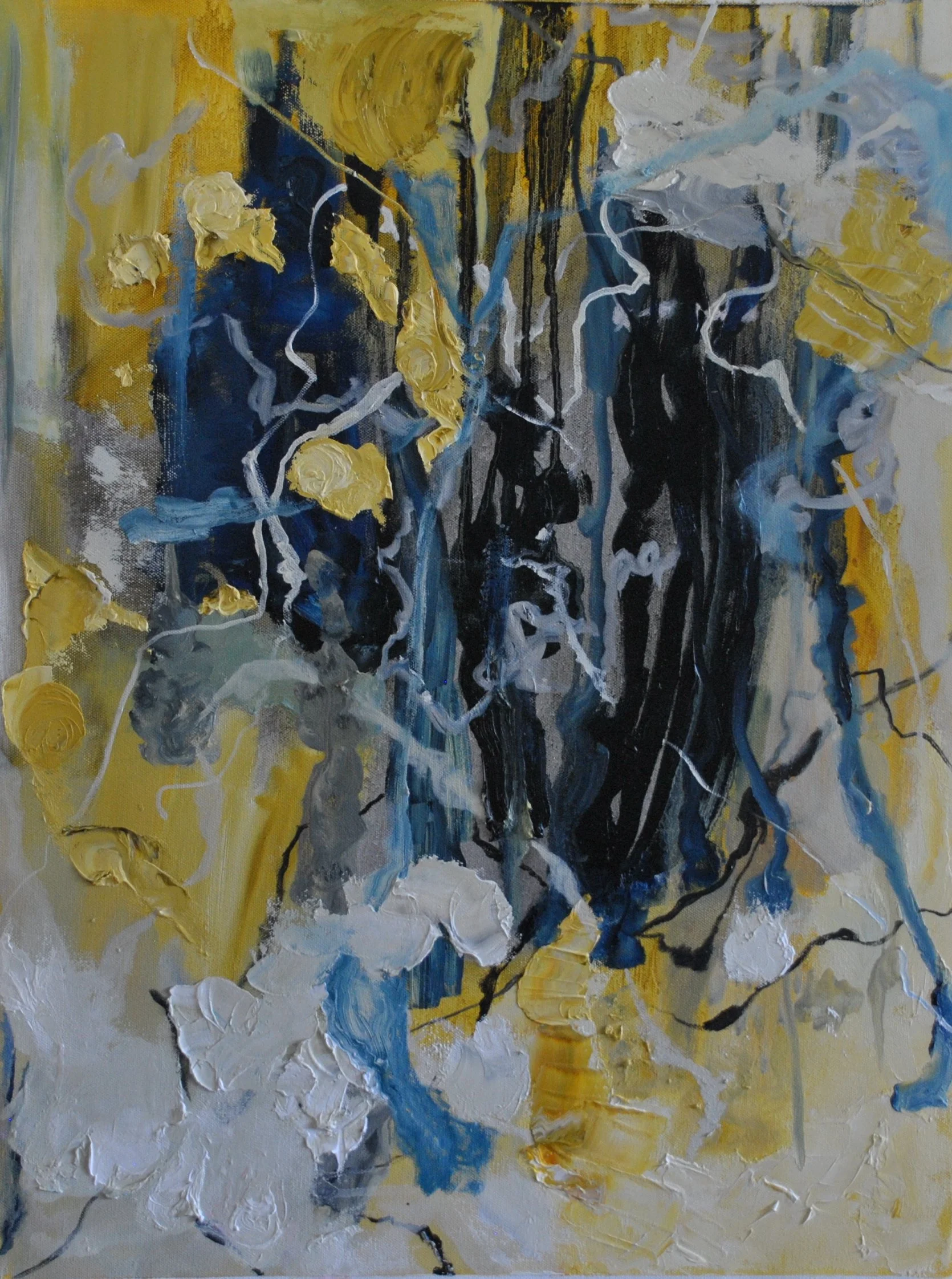 "BYWB" Oil on canvas on mdf 24"x18"