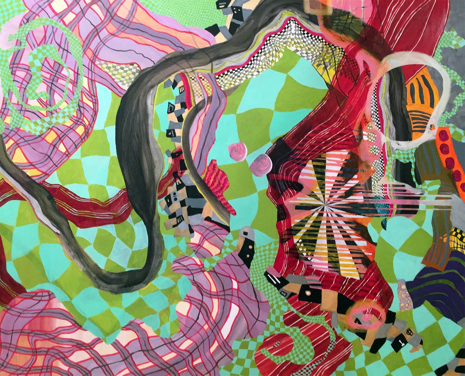 "Another Revisited" Acrylic and oil on canvas 48"x60