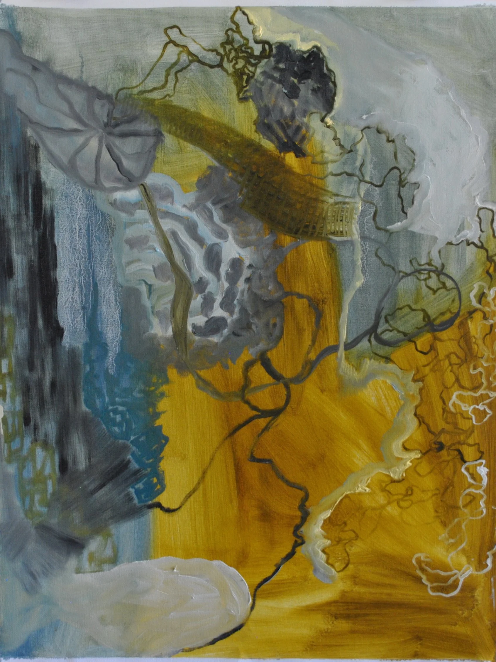 "BYWB" Oil on canvas on mdf 24"x18"