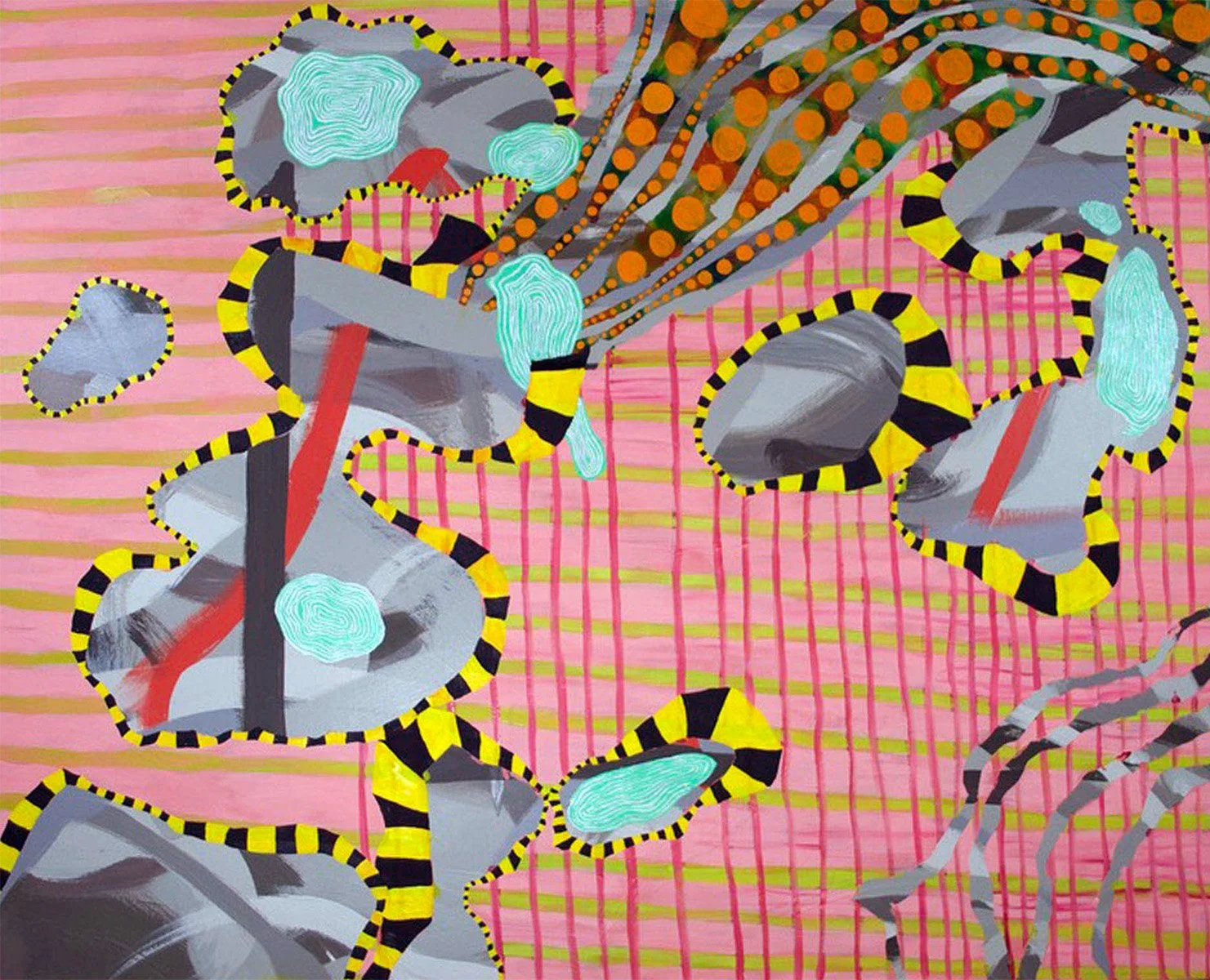 "Revisited" Acrylic and Oil on canvas 48"x60"