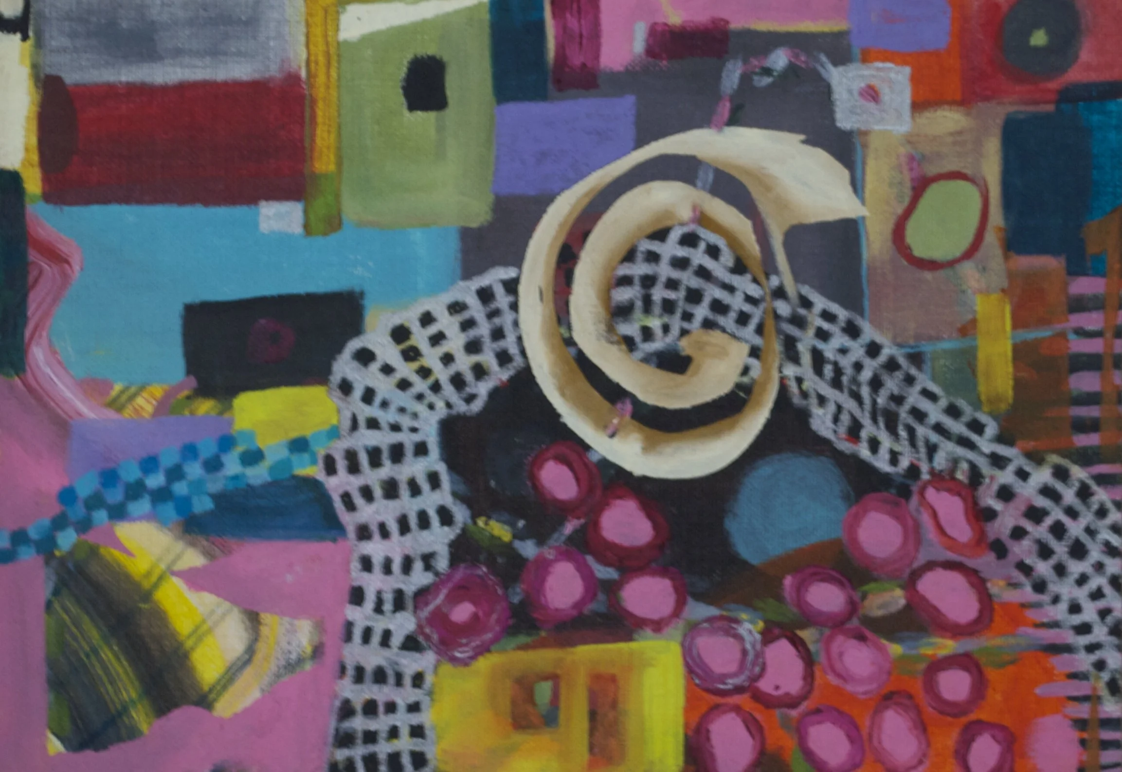 #0185 Acrylic and oil on canvas 9"x12"