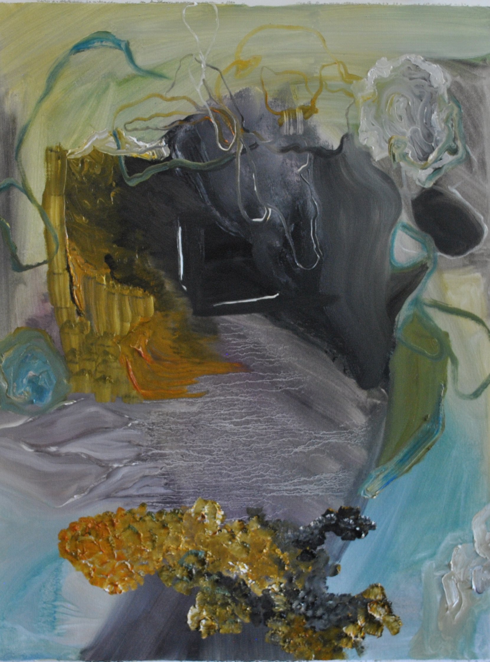 "BYWB" Oil on canvas on mdf 24"x18"