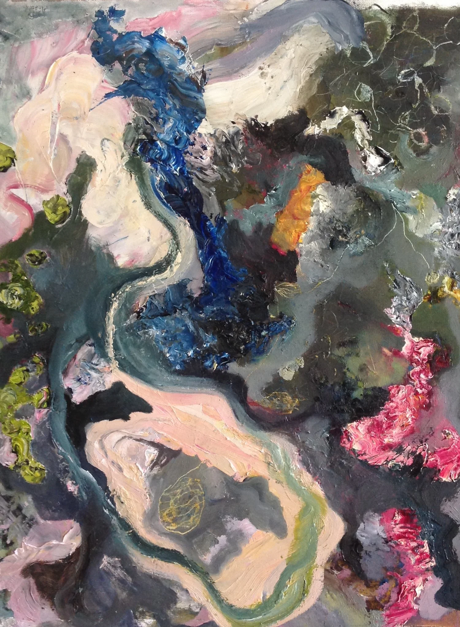 "BYWB" Oil on canvas on mdf 24"x18"