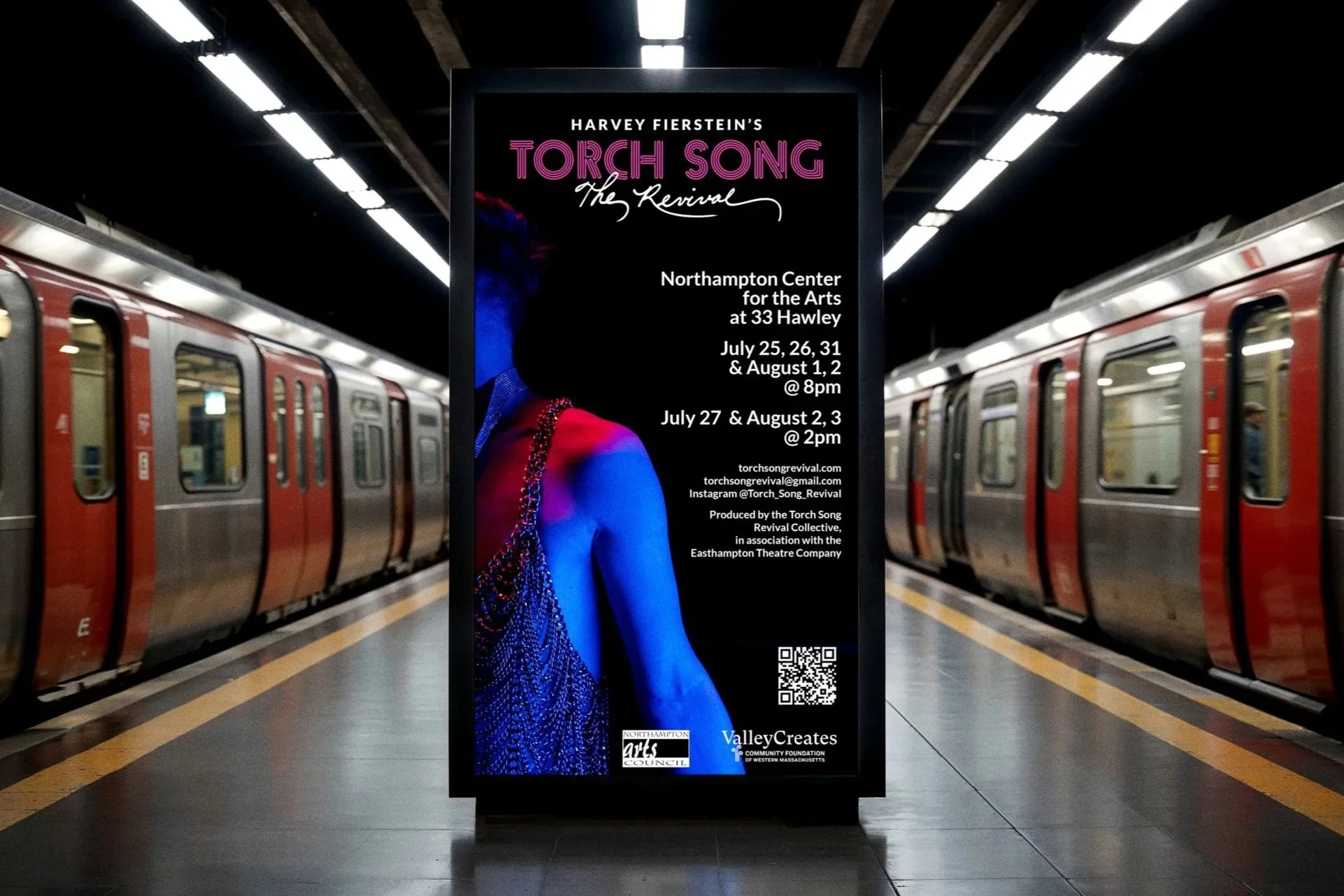 Poster design signage branding print