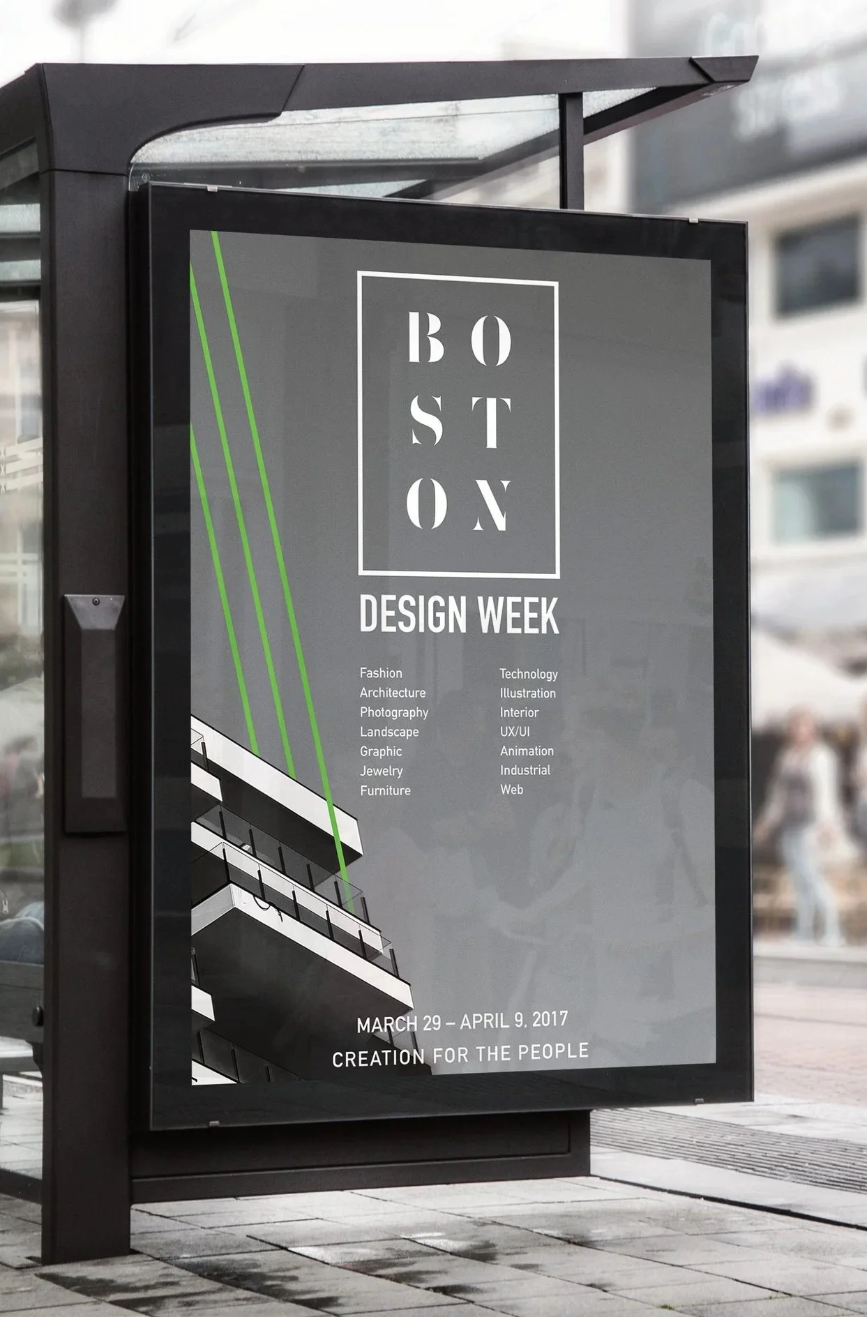 Boston branding poster design print design brand identity