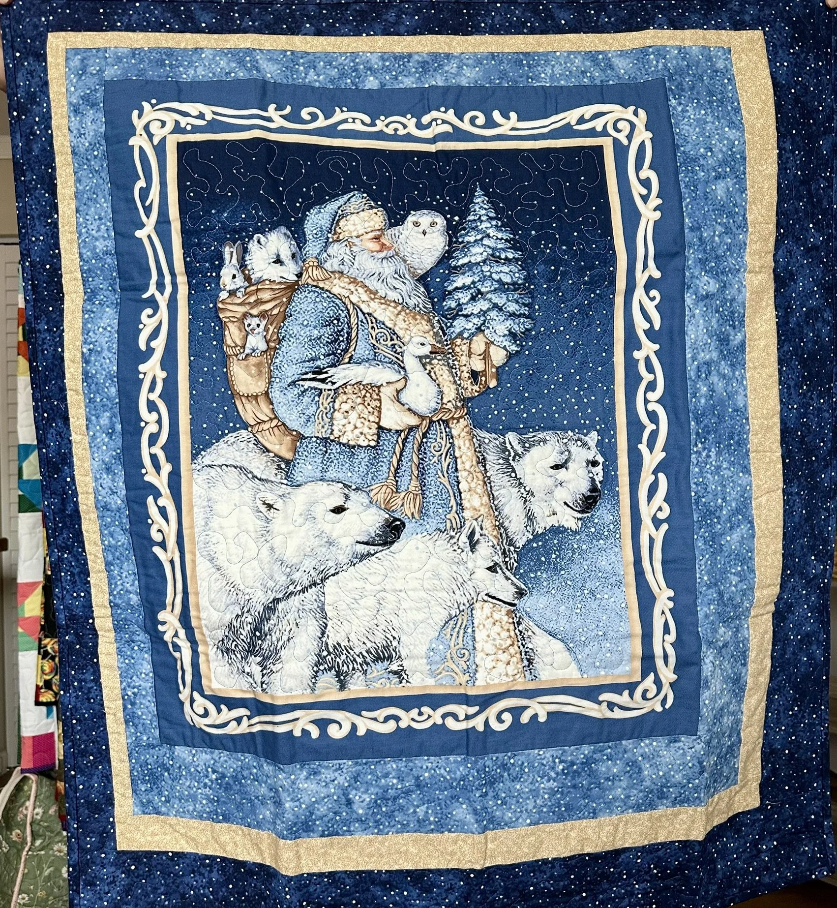 Christmas Saint Nicolas Wall Hanging 33 x 37