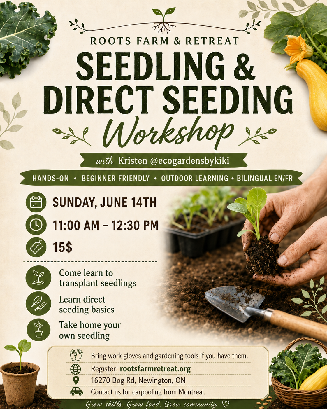 Seedling & Direct Seeding Workshop