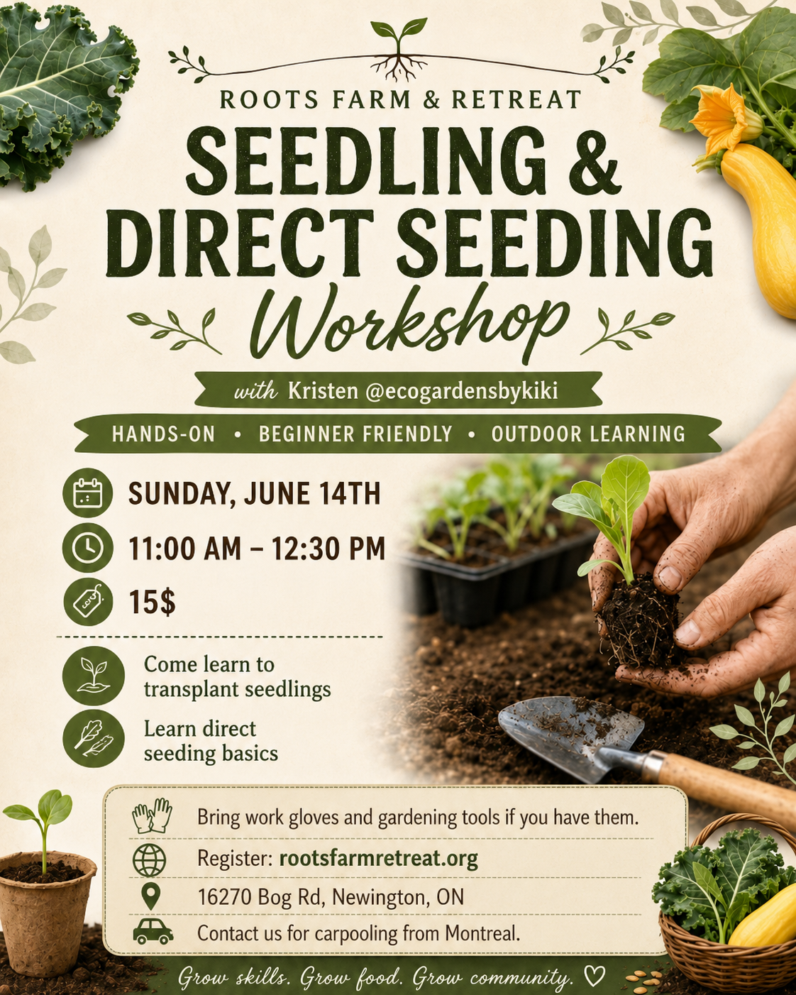 Seedling & Direct Seeding Workshop