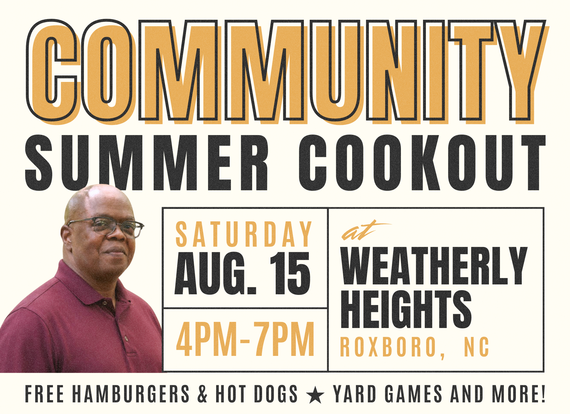 Community Cookout | Weatherly Heights