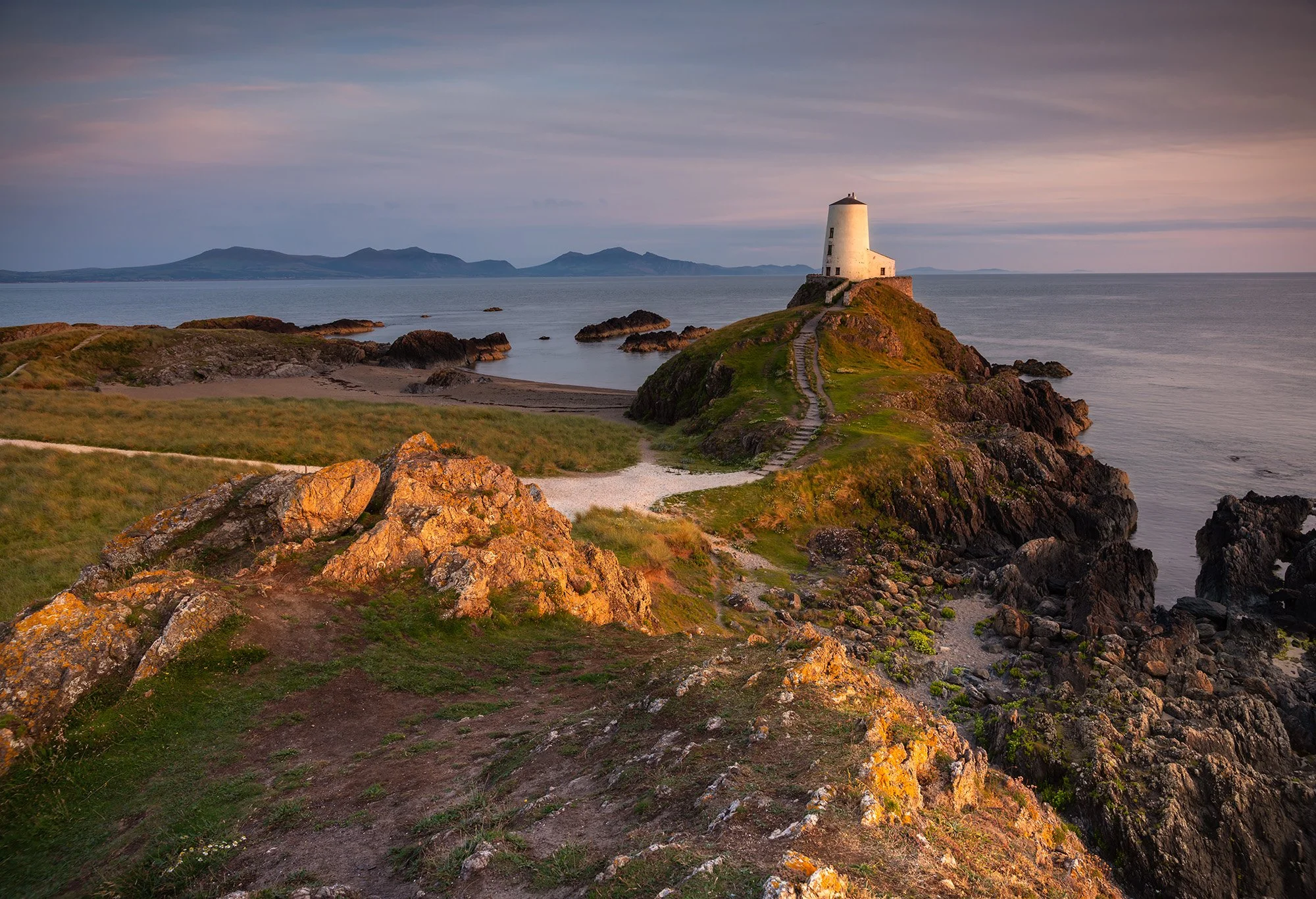 "Sanctuary at Dusk". Llanddwyn Island Anglesey
