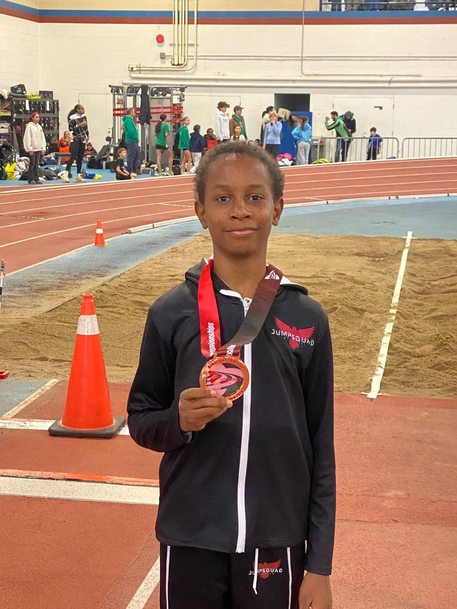 Nahum Latham Wins Bronze at Athletics Ontario U14 Indoor Championships