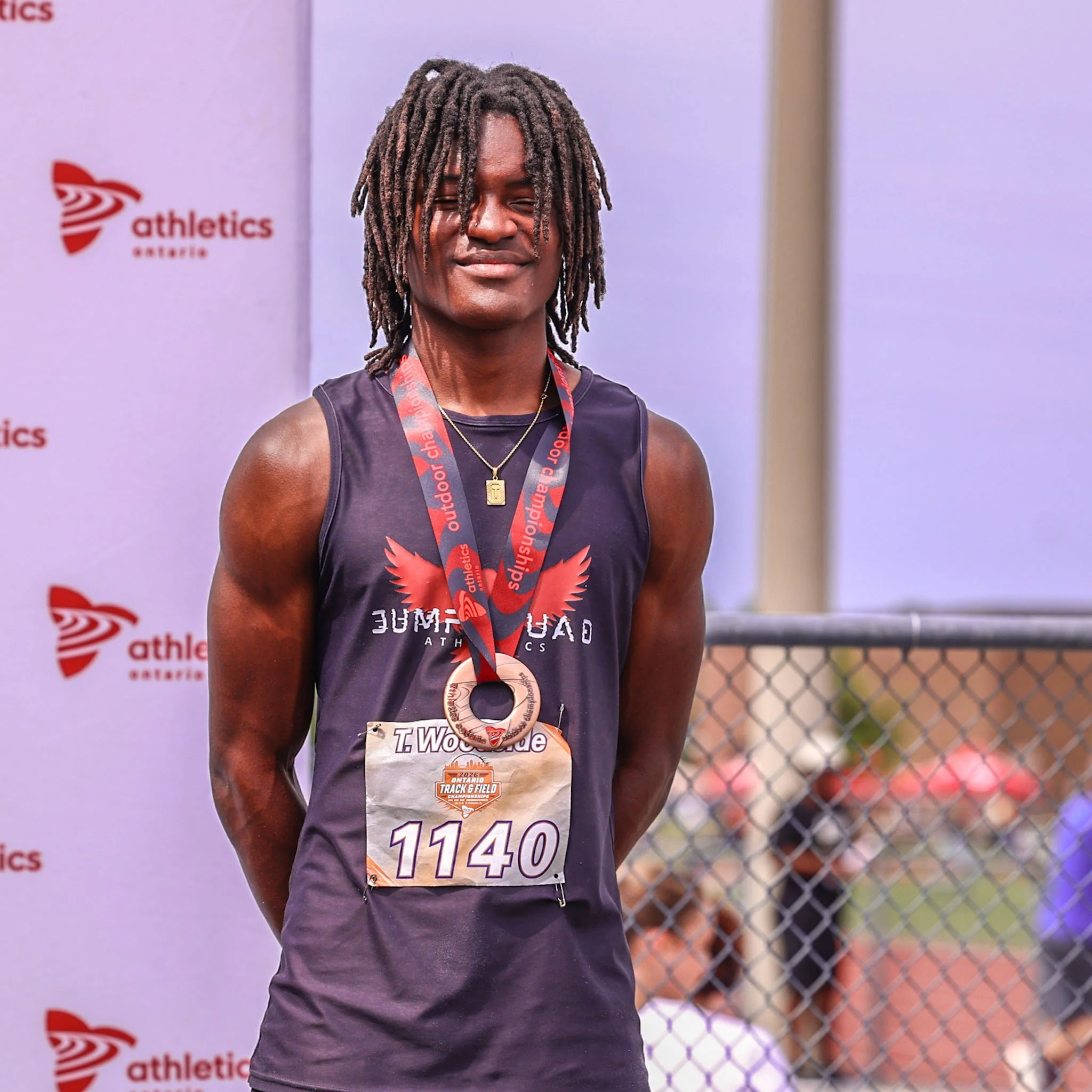 Tyrique Wins Long Jump Bronze Medal