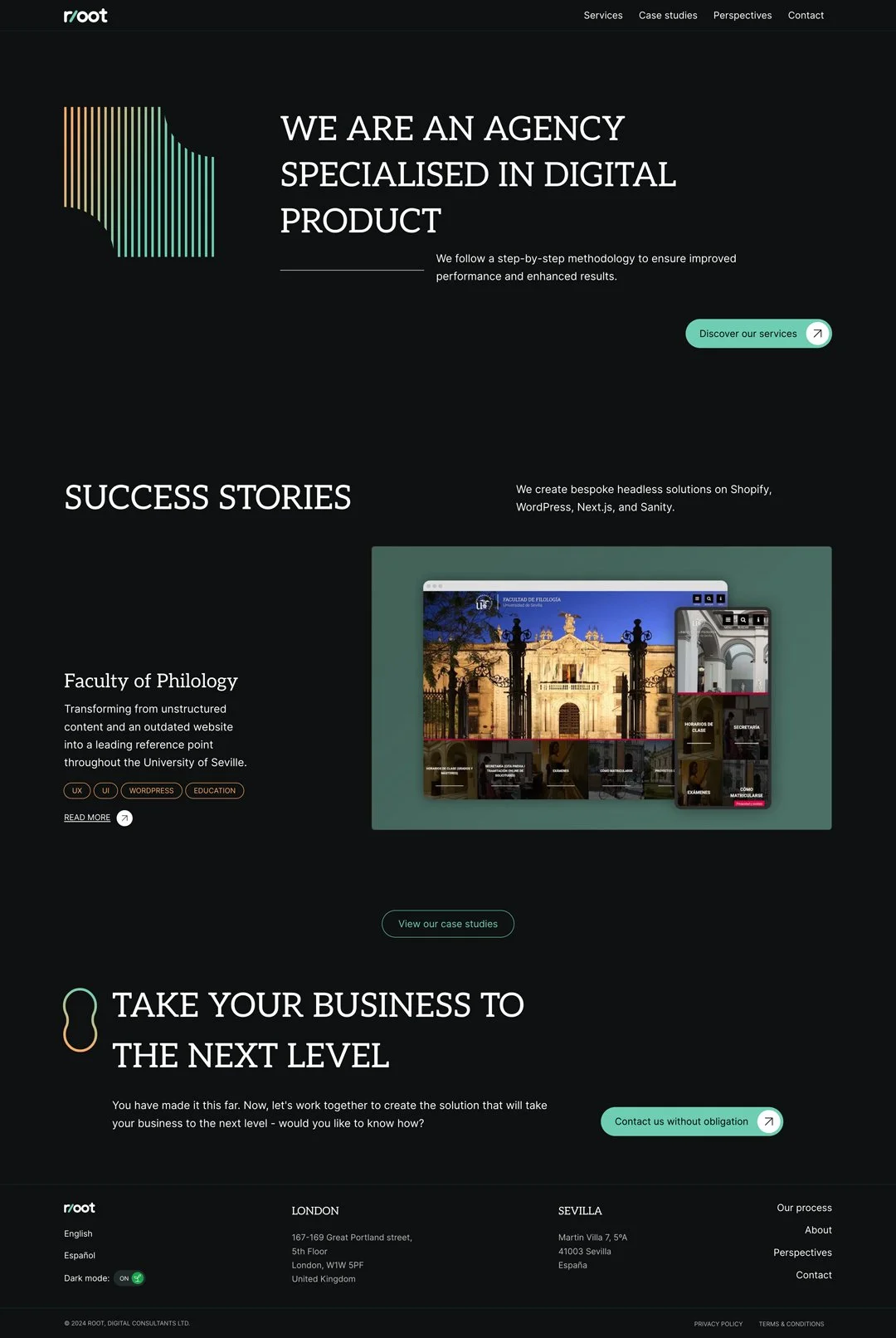Root Digital Agency — Your Site Title