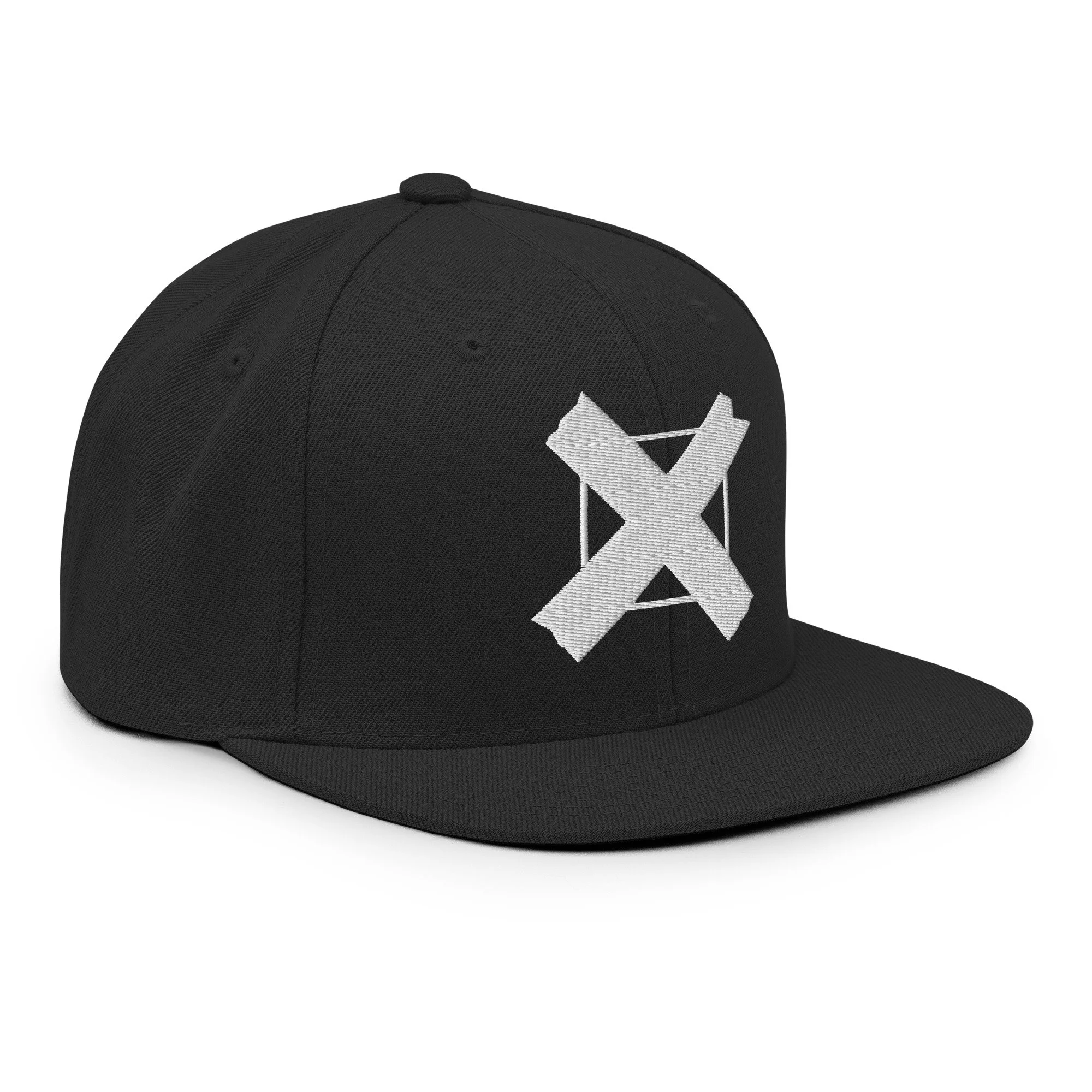 Off Spec X Negative Snapback Hat Black
